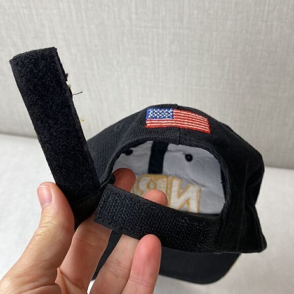 NRA Hat Ballcap Cap Black Yellow Adult Adjustable National Rifle Association - Picture 5 of 7